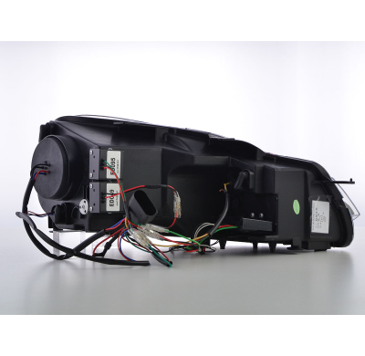 Faros Luz Diurna Vw Golf 6 08-12 Negro Gti-Look