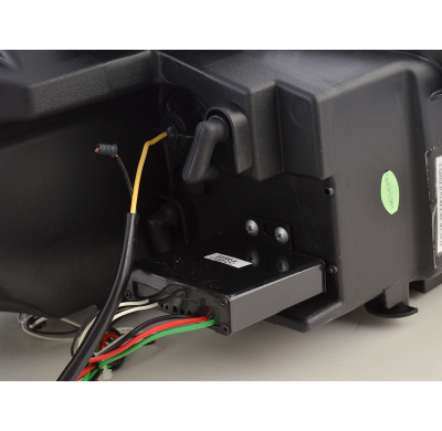 Faros Luz Diurna Vw Golf 6 08-12 Negro Gti-Look