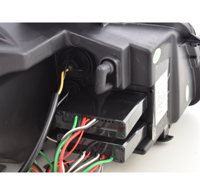 Faros Luz Diurna Vw Golf 6 08-12 Negro Gti-Look