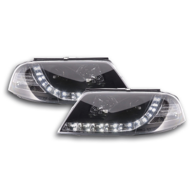Faros Luz Diurna Vw Passat 3bg 00-05 Negro