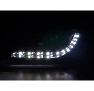 Faros Luz Diurna Vw Passat 3bg 00-05 Negro