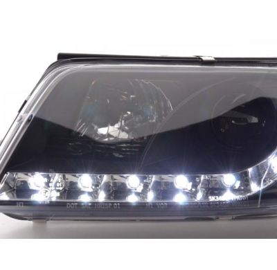 Faros Luz Diurna Vw Passat 3bg 00-05 Negro