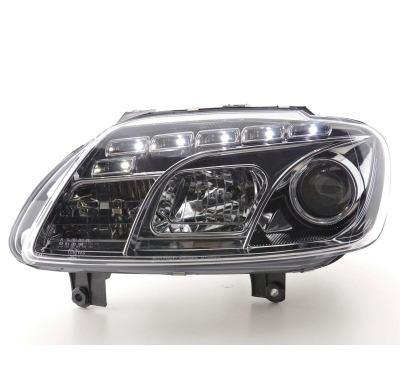 Faros Luz Diurna Vw Touran 1t / Vw Caddy 2k 03-06 Cromado