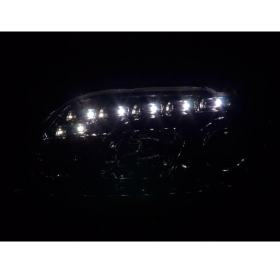 Faros Luz Diurna Vw Touran 1t / Vw Caddy 2k 03-06 Cromado