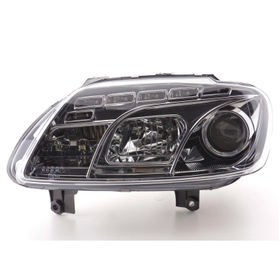 Faros Luz Diurna Vw Touran 1t / Vw Caddy 2k 03-06 Cromado
