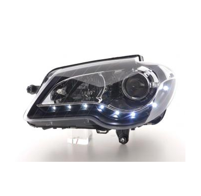 Faros Luz Diurna Vw Touran Typ 1t Bj. 06-10 Negro
