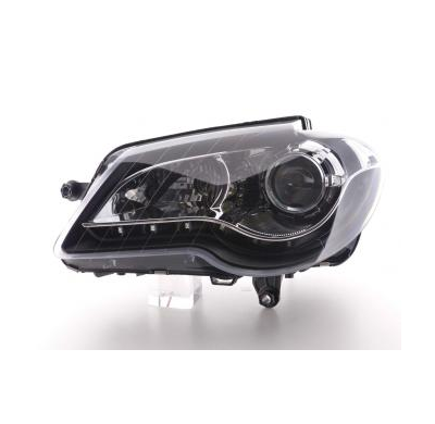 Faros Luz Diurna Vw Touran Typ 1t Bj. 06-10 Negro