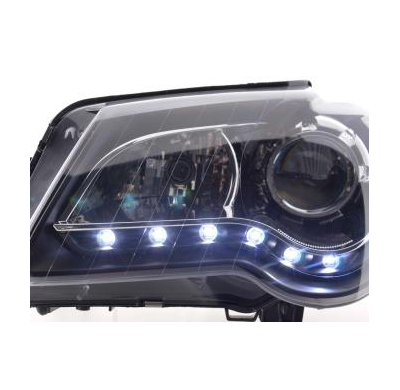 Faros Luz Diurna Vw Touran Typ 1t Bj. 06-10 Negro