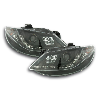 Faros Luz Diurna Seat Ibiza 6j 08-12 Negro