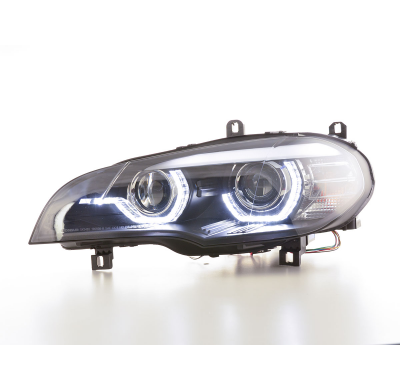 Faros Luz Diurna Para Xenon De Seriebmw X5 E70 06-10 Negro Afs