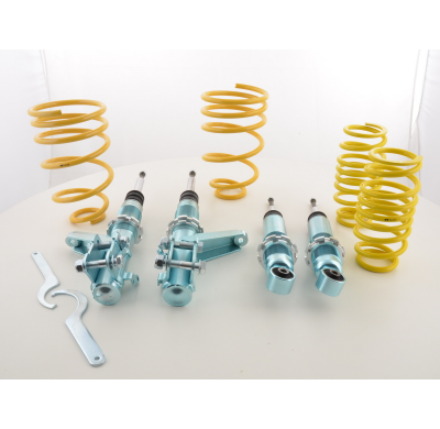 Kit coilover FK Honda Civic tipo EM2, EP1, EP2, EP3, EP4, EU5, EU6, EU7, EU8, EU9 / ES4, ES5, ES6, ES7, ES8, ES9, EV1, año 01 -