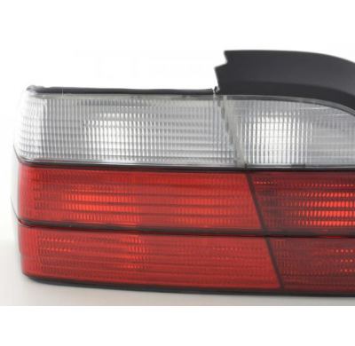 Pilotos Traseros Bmw Serie 3 Coupe E36 91-98 Red White