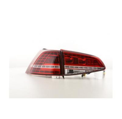 Pilotos Led Vw Golf 7 Ab Bj. 2012 Rojo/Klar
