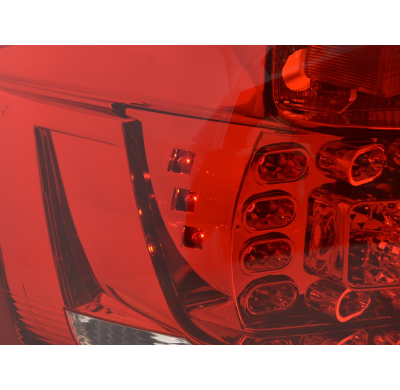 Pilotos Traseros Led Audi A3 3doors (8p) 2010-2012 Red/Clear