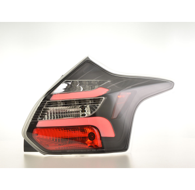 Pilotos Led Ford Focus 3 Hutchback 11-14 Negro Con Intermitentes Dinamicos