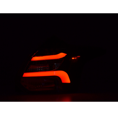 Pilotos Led Ford Focus 3 Hutchback 11-14 Negro Con Intermitentes Dinamicos