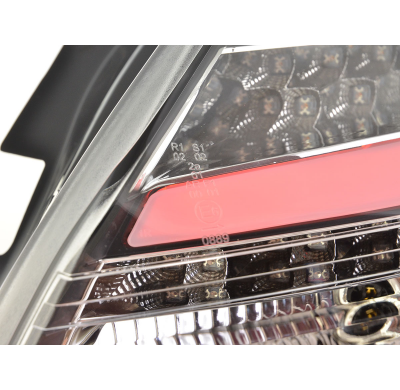 Pilotos Led Ford Focus 3 Hutchback 11-14 Negro Con Intermitentes Dinamicos