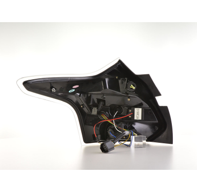 Pilotos Led Ford Focus 3 Hutchback 11-14 Negro Con Intermitentes Dinamicos