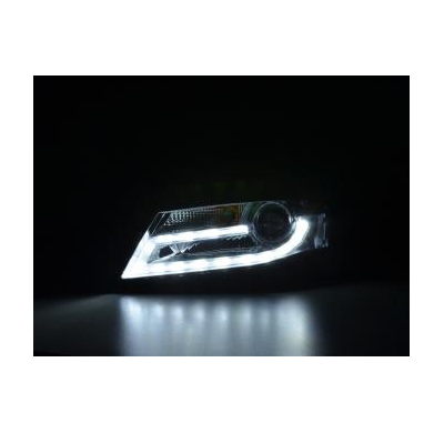 Faros Luz Diurna Homologacion R87 Audi A4 B8 8k Bj. 07-11 -Xenon De Serie- Chrom