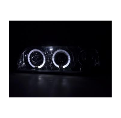 Faros Delanteros Set Angel Eyes Volvo 850  92-97 Cromado Fk Automotive