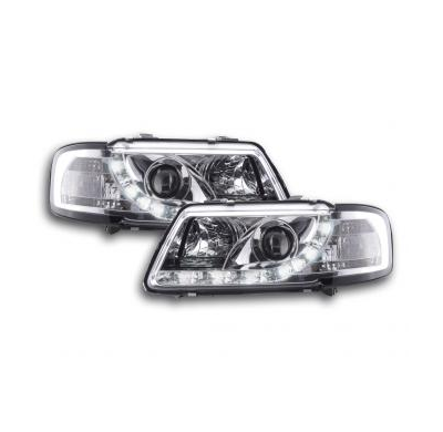 Faros Delanteros Luz Diurna Set Luz Diurna Audi A3 Modelo 8l  96-00 Cromado Fk Automotive