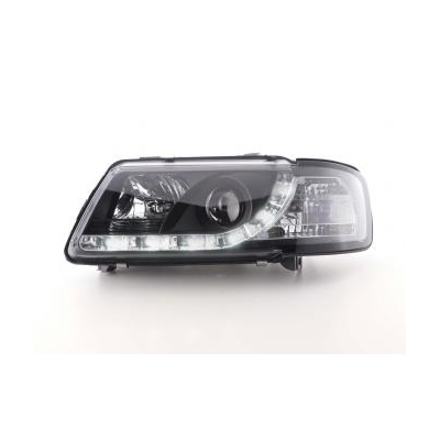 Faros Delanteros Luz Diurna Set Luz Diurna Audi A3 Modelo 8l  96-00 Negro Fk Automotive