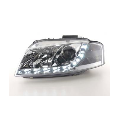 Faros Delanteros Luz Diurna Set Luz Diurna Audi A3 Modelo 8p  03-08 Cromado Fk Automotive