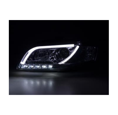 Faros Luz Diurna Con R87 Audi A4 B7 8e Bj. 04-08 Cromado Fk Automotive