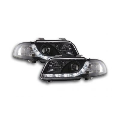 Faros Delanteros Luz Diurna Set Luz Diurna Audi A4 B5 8d  94-99 Negro Fk Automotive
