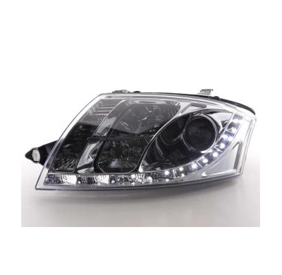 Faros Delanteros Luz Diurna Set Audi Tt Modelo 8n  99-06 Cromado Fk Automotive