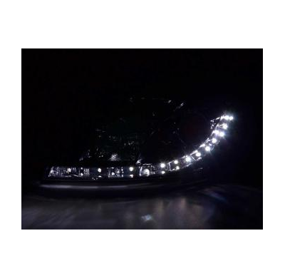 Faros Delanteros Luz Diurna Set Audi Tt Modelo 8n  99-06 Cromado Fk Automotive