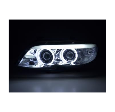 Faros Luz Diurna Ccfl Xenon Bmw X5 E53 Bj. 03-06 Cromado Fk Automotive