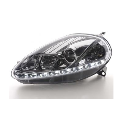 Faros Delanteros Luz Diurna Set Luz Diurna Fiat Grande Punto 199 Cromado Fk Automotive