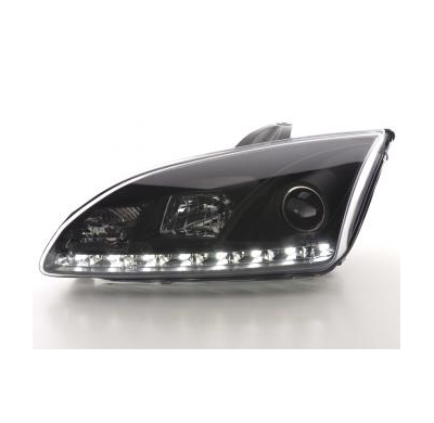 Faros Delanteros Luz Diurna Set Luz Diurna Ford Focus 2 C307 Negro Fk Automotive