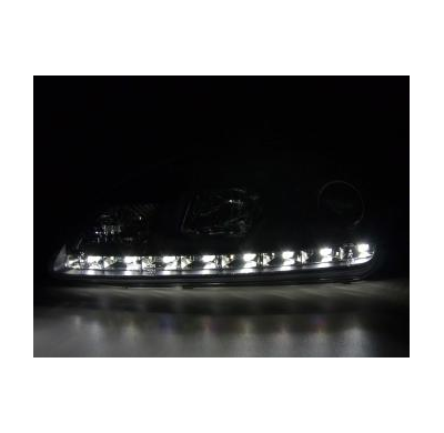 Faros Delanteros Luz Diurna Set Luz Diurna Ford Focus 2 C307 Negro Fk Automotive
