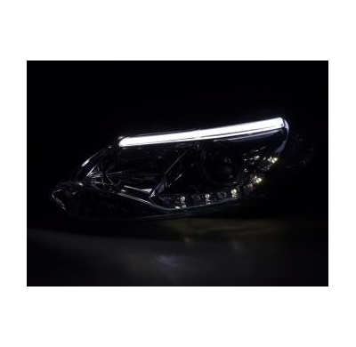 Faros Luz Diurna Set Ford Focus 3 Bj. 2010- Cromado Fk Automotive