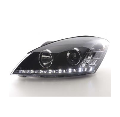 Faros Delanteros Luz Diurna Set Kia Cee'd 5-Ptas. Modelo Ed  06-09 Negro Fk Automotive