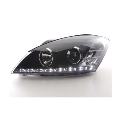 Faros Delanteros Luz Diurna Set Kia Cee'd 5-Ptas. Modelo Ed  06-09 Negro Fk Automotive