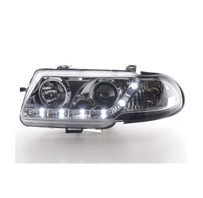 Faros Delanteros Luz Diurna Set Opel Astra F  95-97 Cromado Fk Automotive
