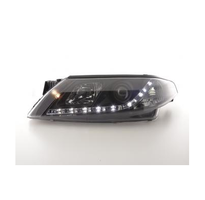 Faros Delanteros Luz Diurna Set Renault Laguna (Modelo G)  01-05 Negro Fk Automotive