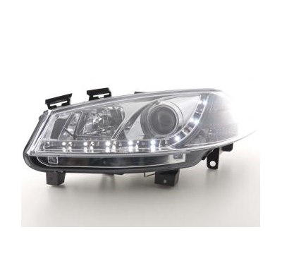 Faros Delanteros Luz Diurna Set Renault Megane 2 3/5-Ptas.  03-06 Cromado Fk Automotive
