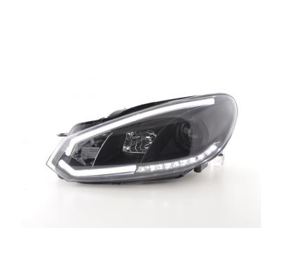 Faros Luz Diurna Con R87 Vw Golf 6 Bj. 08-12 Negro Fk Automotive