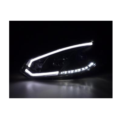 Faros Luz Diurna Con R87 Vw Golf 6 Bj. 08-12 Negro Fk Automotive