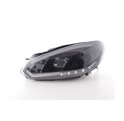 Faros Luz Diurna Con R87 Vw Golf 6 Bj. 08-12 Negro Fk Automotive