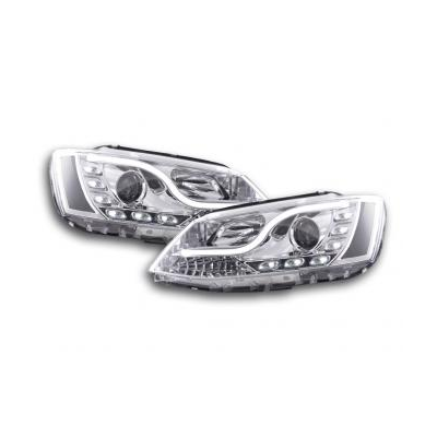 Faros Luz Diurna Con R87 Vw Jetta 6 Bj. 11- Cromado Fk Automotive