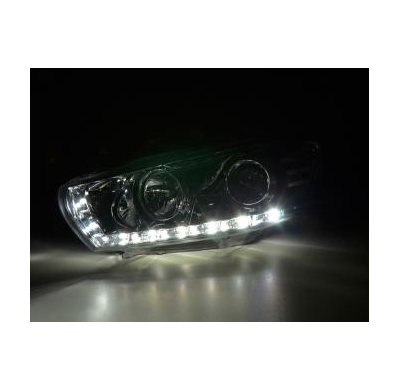 Faros Delanteros Luz Diurna Set Luz Diurna for Vw Scirocco 3 Modelo 13  08- Cromado Fk Automotive