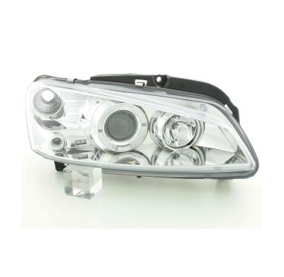 Faros Delanteros Set Angel Eyes Peugeot 106  96-03 Cromado Fk Automotive