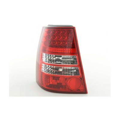 Kit De Pilotos Traseros Led Vw Golf 4 Variant Modelo 1j  99-06 Color Claro/Rojo Fk Automotive