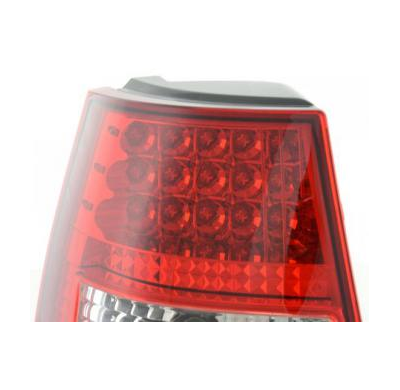 Kit De Pilotos Traseros Led Vw Golf 4 Variant Modelo 1j  99-06 Color Claro/Rojo Fk Automotive