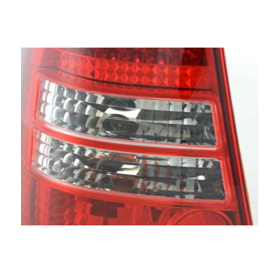 Kit De Pilotos Traseros Led Vw Golf 4 Variant Modelo 1j  99-06 Color Claro/Rojo Fk Automotive
